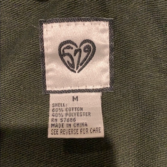 Olive Green Jacket with Hood - Picture 2 of 5